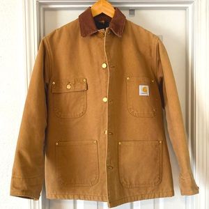 Carhartt duck canvas lined barn overcoat